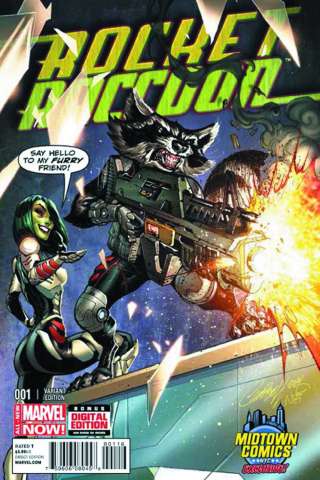 Rocket Raccoon #1 (Midtown Comics Cover)