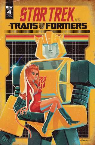Star Trek vs. The Transformers #4 (10 Copy Caltsoudas Cover)