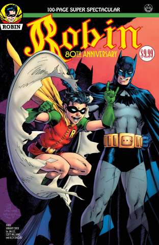 Robin 80th Anniversary 100 Page Super Spectacular #1 (1940s Jim Lee Cover)