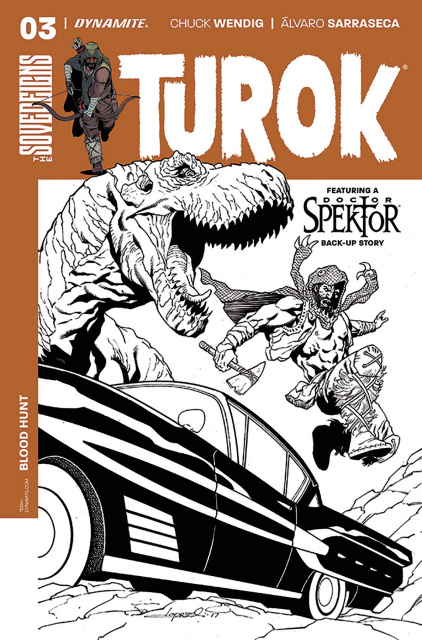 Turok #3 (20 Copy Lopresti B&W Cover)