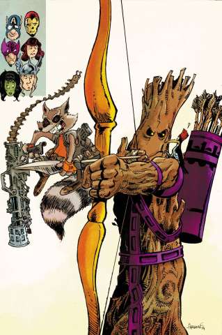 Avengers World #15 (Rocket Raccoon & Groot Cover)