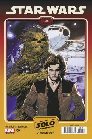 Star Wars #34 (Yu Solo & Chewbacca Solo 5th Anniversary Cover)