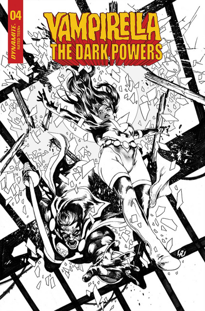 Vampirella: The Dark Powers #4 (10 Copy Lau B&W Cover)