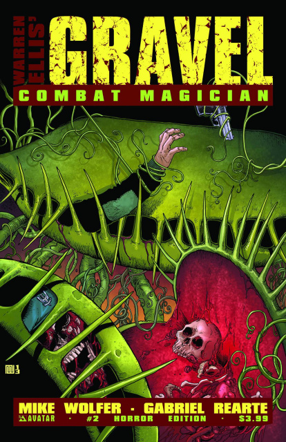 Gravel: Combat Magician #2 (Horror Cover)
