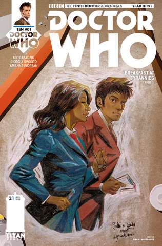 Doctor Who: New Adventures with the Tenth Doctor, Year Three #1 (Casagrande Cover)