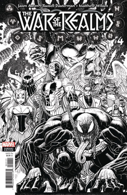 The War of the Realms #4 (Art Adams B&W Cover)