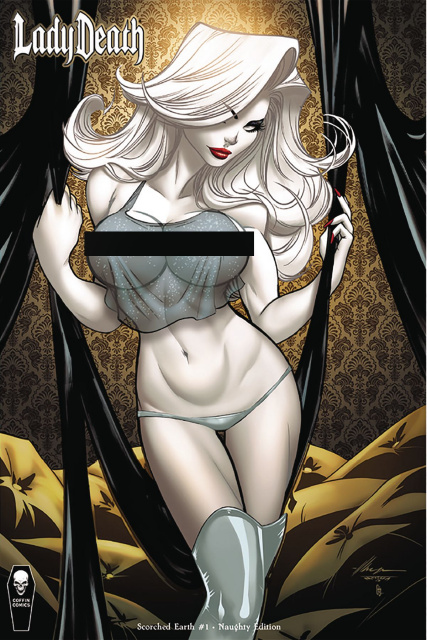 Lady Death: Scorched Earth #1 (Naughty Cover)