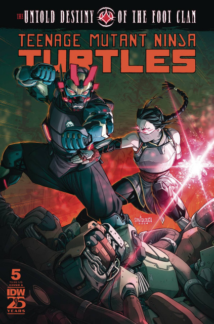 Teenage Mutant Ninja Turtles: The Untold Destiny of the Foot Clan #5 (Santolouco Cover)