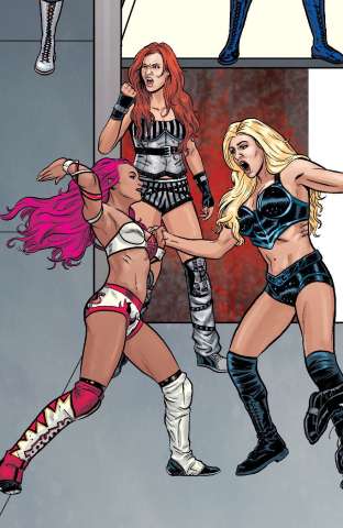 WWE #21 (Schoonover Raw Connecting Cover)