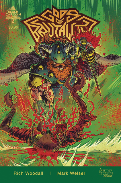 Gods of Brutality #2 (10 Copy Woodall Unlocked Cover)
