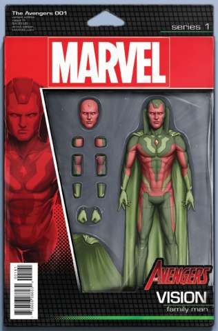 Avengers #1 (Christopher Action Figure Cover)