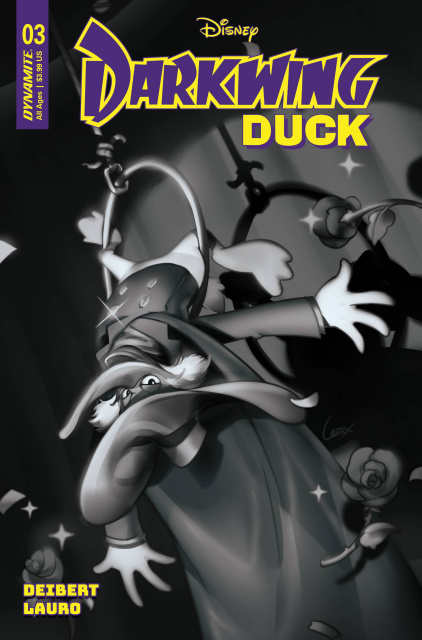 Darkwing Duck #3 (15 Copy Leirix B&W Cover)