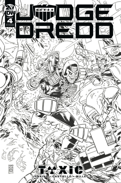 Judge Dredd: Toxic #4 (10 Copy Buckingham Cover)