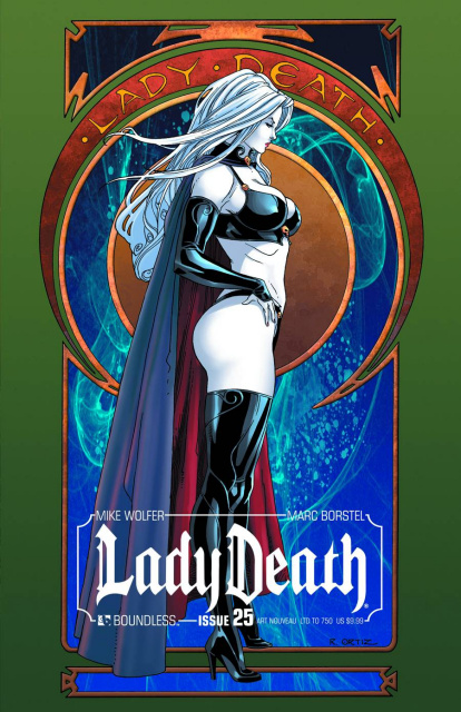 Lady Death #25 (Art Nouveau Cover)