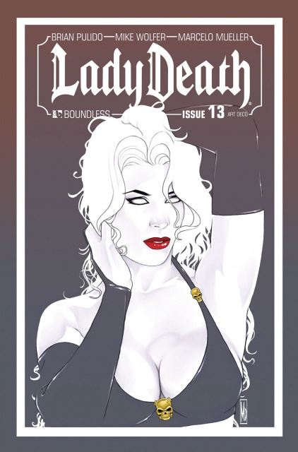 Lady Death #13 (Art Deco Variant Cover)