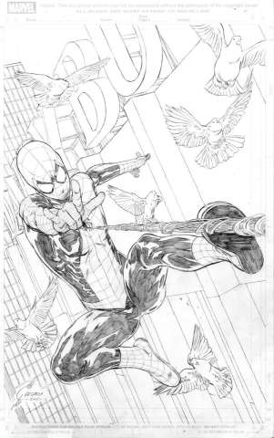 The Amazing Spider-Man #24 (Quesada Sketch Cover)