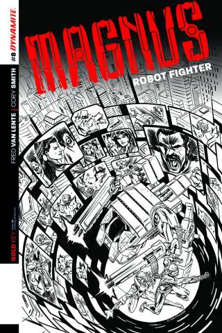 Magnus, Robot Fighter #8 (25 Copy Smith B&W Cover)