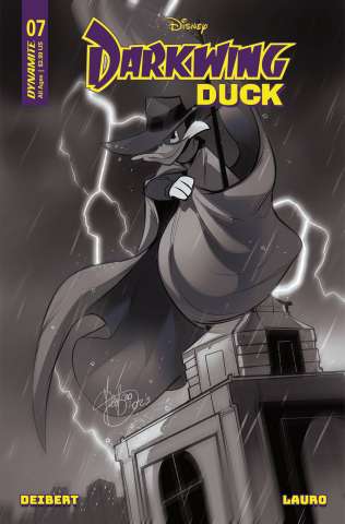 Darkwing Duck #7 (15 Copy Andolfo B&W Cover)