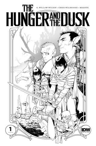 The Hunger and the Dusk #1 (50 Copy Wildgoose B&W Cover)