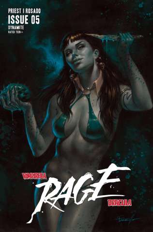 Vampirella / Dracula: Rage #5 (Parrillo Ultraviolet Cover)