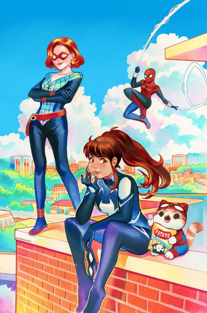 Spider-Girls #3 (Gonzales Cover)