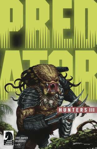 Predator: Hunters III #3 (Blaine Glow in the Dark Ink Cover)