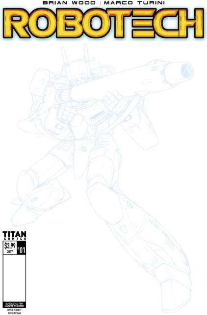 Robotech #1 (Blank Sketch Cover)