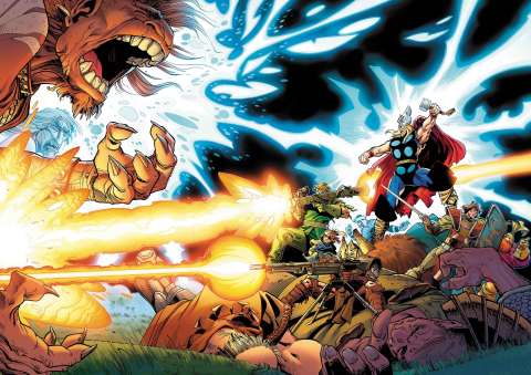 The War of the Realms #1 (Simonson Hidden Gem Cover)