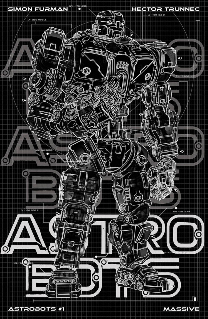 Astrobots #1 (Blueprint Black Cover)