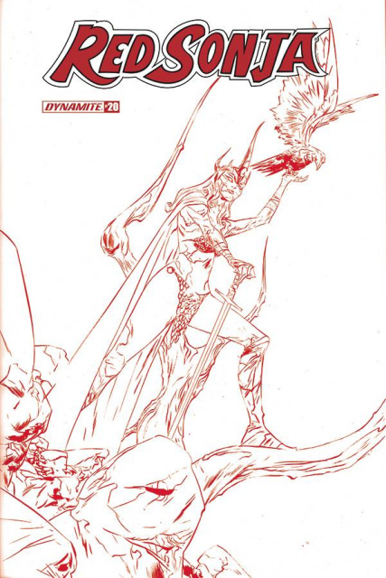 Red Sonja #20 (21 Copy Jae Lee Tint Cover)