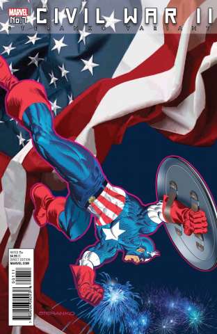 Civil War II #7 (Steranko Captain America Cover)