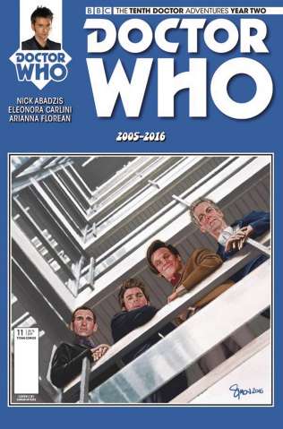 Doctor Who: New Adventures with the Tenth Doctor, Year Two #11 (Carlini Cover)