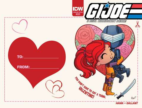 G.I. Joe: A Real American Hero #225 (Valentine's Day Card Cover)