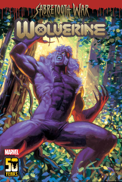 Wolverine #47 (Hildebrandt Sabretooth MMP III Cover)