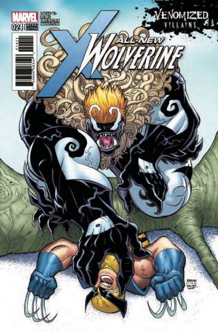All-New Wolverine #24 (Venomized Sabretooth Cover)