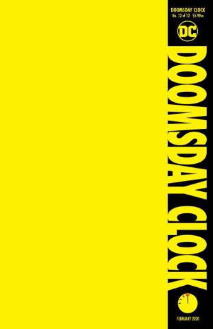 Doomsday Clock #12 (Blank Cover)