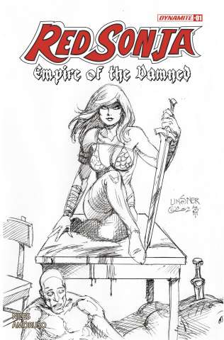 Red Sonja: Empire of the Damned #1 (20 Copy Linsner Line Art Cover)