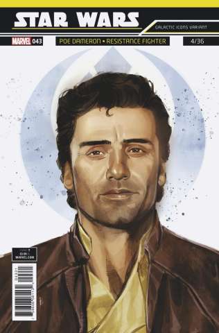 Star Wars #43 (Reis Galactic Icon Poe Cover)