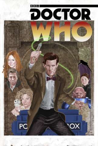 Doctor Who: New Adventures with the Eleventh Doctor, Year Three #8 (Myers Cover)