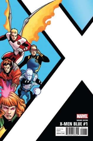 X-Men: Blue #1 (Kirk Corner Box Cover)