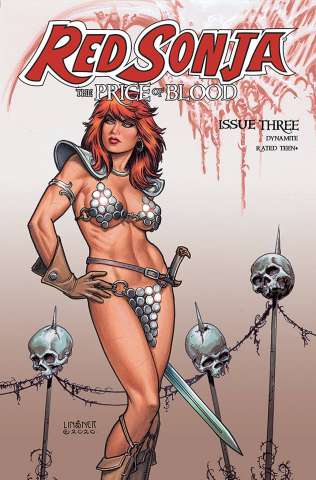 Red Sonja: The Price of Blood #3 (CGC Graded Linsner Cover)