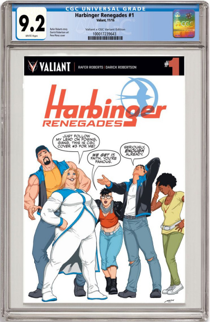 Harbinger: Renegade #1 (CGC Replica Perez Cover)