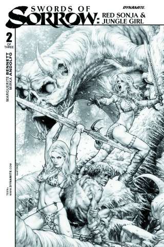 Swords of Sorrow: Red Sonja & Jungle Girl #2 (10 Copy Cover)