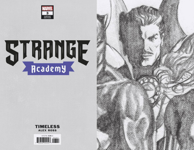 Strange Academy #3 (Ross Dr. Strange Timeless Virgin Sketch Cover)