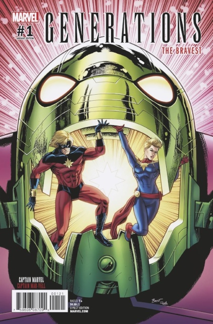 Generations: Captain Marvel & Captain Mar-Vell #1 (Schoonover Cover)
