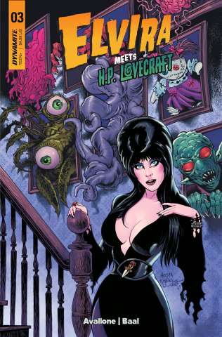 Elvira Meets H.P. Lovecraft #3 (Acosta Cover)