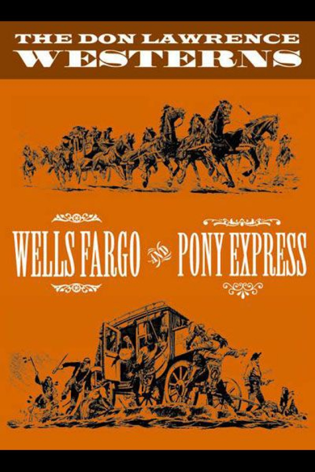 The Don Lawrence Westerns Wells Fargo & Pony Express Fresh Comics