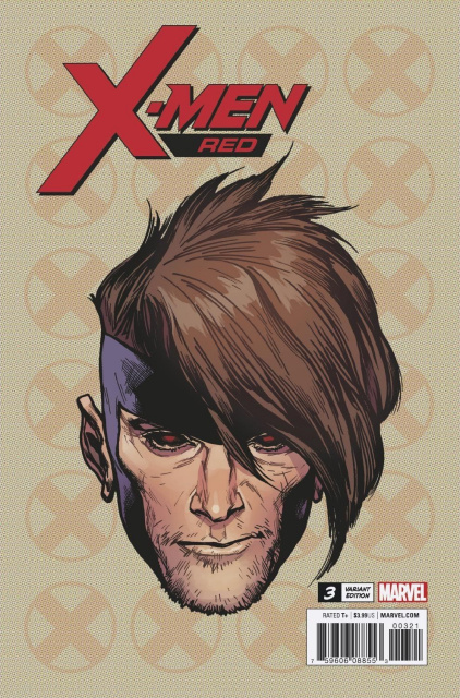 X-Men: Red #3 (Charest Headshot Cover)