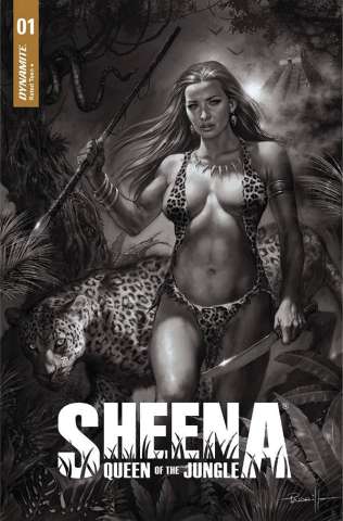 Sheena: Queen of the Jungle #1 (30 Copy Parrillo B&W Cover)