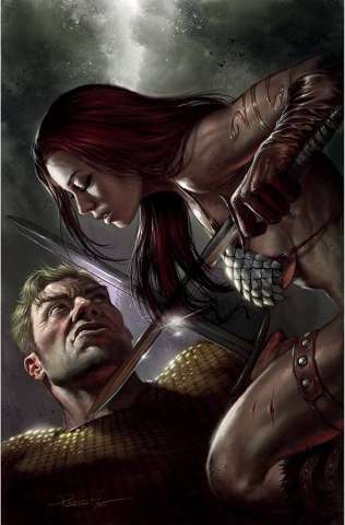Red Sonja: The Superpowers #4 (Parrillo Virgin Cover)